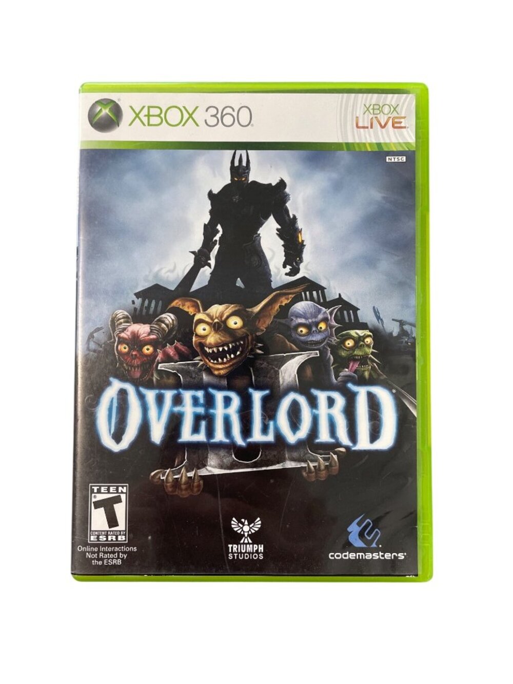 Xbox 360 Overlord Video Game Rated T For Teens Dolby Digital Complete In Box